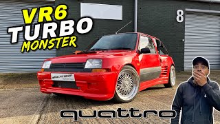 THE QUATTRO 4WD VR6 TURBO RENAULT 5 FROM HELL [upl. by Goodyear]