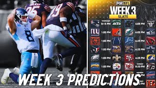 Massive Upset Incoming Week 3 NFL Predictions [upl. by Lednew]