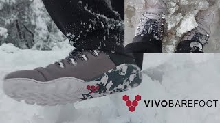 VivoBarefoot Magna Forest ESC Snow  Ice Waterproof Test 15 off Vivo [upl. by Paviour]