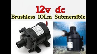 Mini submersible water pump 12v dc [upl. by Kari513]