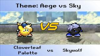 KBB Aege vs Sky Animated by Cloverleaf Palette amp Skywolf [upl. by Yssirk]