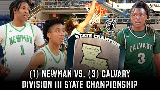 No 1 Newman vs No 3 Calvary Baptist HIGHLIGHTS  Greenies go for backtoback 🏆🏆🏀 [upl. by Susumu673]