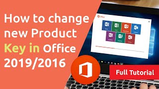 How to change Product Key in Office 20192016 [upl. by Yenattirb]