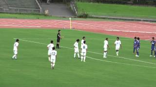 2012 総理大臣杯 阪南大vs青山学院大 可児壮隆の先制フリーキック [upl. by Bernt]