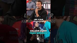 Collage Queer Talks Nonsense 😂Shorts charliekirk [upl. by Idarb]