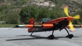 Votec 351  Aerobatic flight performance  Susanne Vogelsang  Raron Airfield [upl. by Armillas]