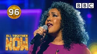 STUNNING Bernadettes power vocals score place in singoff  BBC All Together Now 🎤 [upl. by Nnanaej]