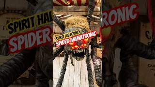 Giant spider animatronic at spirit Halloween  Code orange 🎃 shorts [upl. by Kreindler]