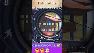 CBNxROYAL 1v4 clutch pubg  vairel YouTube channel ✅💯✌️✌️ [upl. by Jakob]