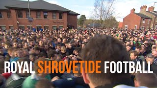 Royal Shrovetide Football 2017 [upl. by Armillia74]