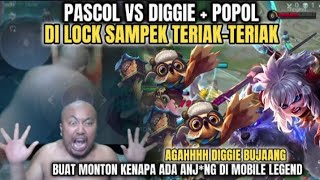 PASCOL VS DIGGIE  POPOL‼️PASCOL DI LOCK ‼️AGAHHH DIGGIE BUJANG  ADA ANJNG [upl. by Atinot]