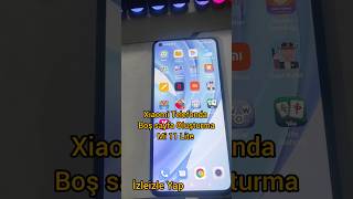 Xiaomi Telefonda Boş sayfa oluşturma Mi 11 Lite shorts [upl. by Ylehsa]