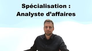 Analyste daffaires  Les spécialisations en TI [upl. by Januisz]