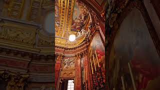 BEST ARTS IN ROMAN CHURCHES BASILICA DEGLI SANTA AMBROGIO E CARLO AL CORSO ROMA [upl. by Ened]