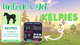 How To Unlock KELPIE TAMING amp Fish For Kelpies 🎣  Horse Life [upl. by Uella]