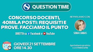 Concorso docenti 2023 40mila posti requisti e prove Le risposte alle vostre domande [upl. by Imoian]