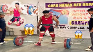 Inter College Weightlifting Championship💪🏼Amritsar AV Weightlifters  Jammu Lifters  Lifting Vlogs [upl. by Antonia201]