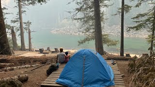 Backcountry Camping with 8 Year Old  Lindeman Lake Canada [upl. by Downs140]