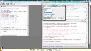 ANALISIS DESCRIPTIVO CON R COMMANDER [upl. by Harol]