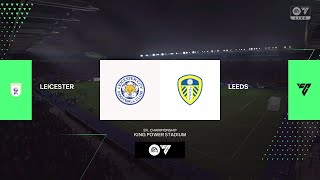 EA SPORTS FC 24 Gameplay  Leicester City vs Leeds United [upl. by Adnarrim]