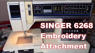 Singer 6268 Sewing Machine  Part 2  Local Charity Shop Repair  Embroidery Attachment Testing [upl. by Tterag]