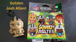 New 2324 NFL Squeezy MatesSurprise at end got rare Golden Josh Allen [upl. by Grimona824]