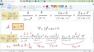 Partie I  Décomposer en fraction simple x2x38² par les complexes [upl. by Aihsenad]