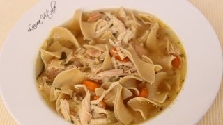 Homemade Chicken Noodle Soup Recipe  Laura Vitale  Laura in the Kitchen Episode 463 [upl. by Serilda977]