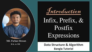 Infix Prefix amp Postfix expressions  Data Structure amp Algorithm  Bangla Tutorial [upl. by Caine]