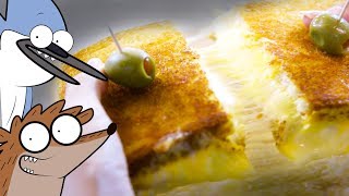 How to Make a Grilled Cheese Deluxe from Regular Show  Feast of Fiction [upl. by Eirb862]