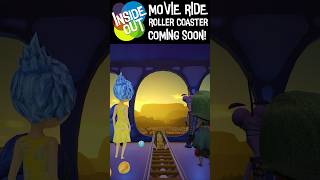 INSIDE OUT Movie Ride Roller Coaster  Sneak Peak 2 shorts [upl. by Elaynad]