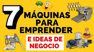 ¡7 MÁQUINAS para EMPRENDER e IDEAS de NEGOCIO 💸 [upl. by Ecnerol]