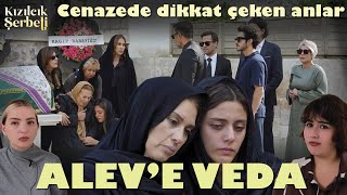 Kızılcık Şerbeti 3 sezon 1 bölümde Aleve veda Cenazede dikkat çeken anlar [upl. by Scherle]