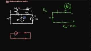 Thevenins Equivalent Problem 536 [upl. by Franz]