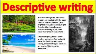 Descriptive writing using 5 senses ✍️  How to write the perfect piece of descriptive writing [upl. by Adolphus665]