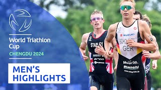 2024 World Triathlon Cup Chengdu MENS HIGHLIGHTS [upl. by Koball]