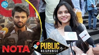 NOTA Movie Public Response  Vijay Devarakonda  Mehreen Pirzada  iDream Movies [upl. by Udenihc]