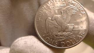 1971 Eisenhower Dollar Coin Review [upl. by Norak]