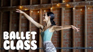 Ballet Class For Beginners  How To Do Simple Ballet Moves With trainwithkendall [upl. by Croner]