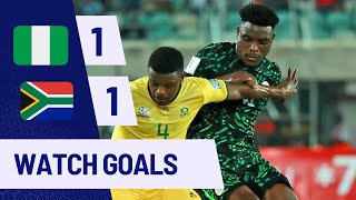 NIGERIA VS SOUTH AFRICA11WORLD CUP QUALIFIERSGOALSampHIGHLIGHTS [upl. by Turtle]