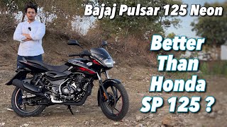 2023 Bajaj Pulsar 125 Neon Review  Better Than Honda SP 125 [upl. by Areic]