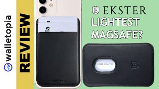 Ekster MagSafe wallet  LIGHTEST MagSafe TECH Wallet [upl. by Marino]