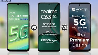 Vivo T3 Lite 5g vs Realme C63 5g vs Moto G34 5g  Full Comparison [upl. by Atiuqes618]