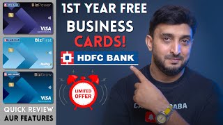 Get Your Hdfc Business Card Free For The First Year 🤩  HDFC Biz Cards [upl. by Carolyne]