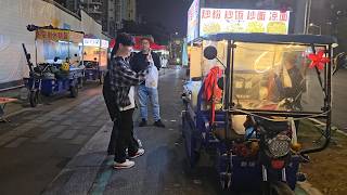 China nightlife street walk  Chinese street food tour around Xixiang Taoyuan Station in Shenzhen [upl. by Kcirtemed857]