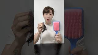 Hair brush cleaning hack [upl. by Wulf]