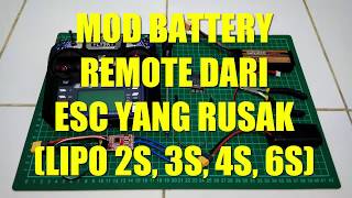 Flysky FSi6 Battery Mod LipoLiion 2s 3s 4s 6s Without Soldering [upl. by Adams680]