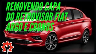 Como remover trocar desmontar capa moldura do retrovisor lado esquerdo e direito Fiat Argo cronos [upl. by Inava]