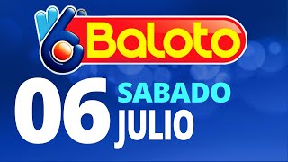 Resultado del Baloto del Sábado 6 de Julio de 2024 Ganador 😱🤑💰💵 [upl. by Ardnaek]