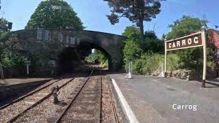 Llangollen Railway  Cab Ride 2023 4k [upl. by Gurl]